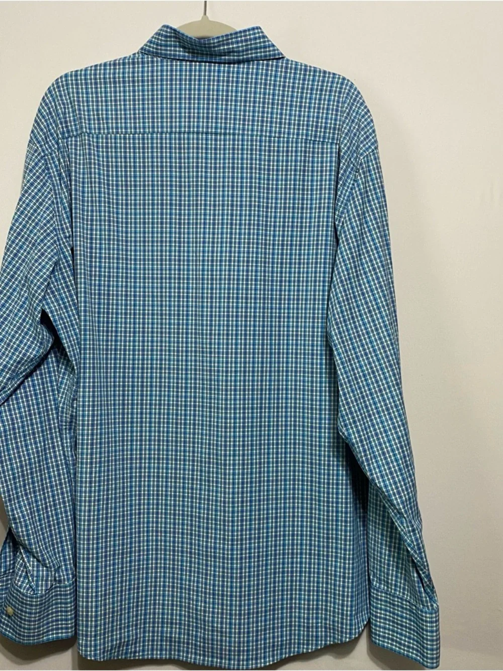 Peter Millar Plaid Summer Comfort Performance Button Shirt Men’s XL Stretch
